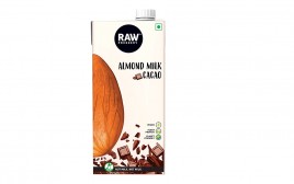 Raw Pressery Almonds Milk Cacao   Tetra Pack  1 litre